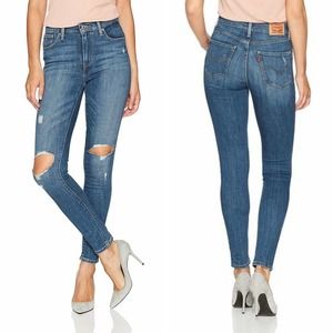 NEW Levis 721 High Rise Skinny Jeans in Medium Wash